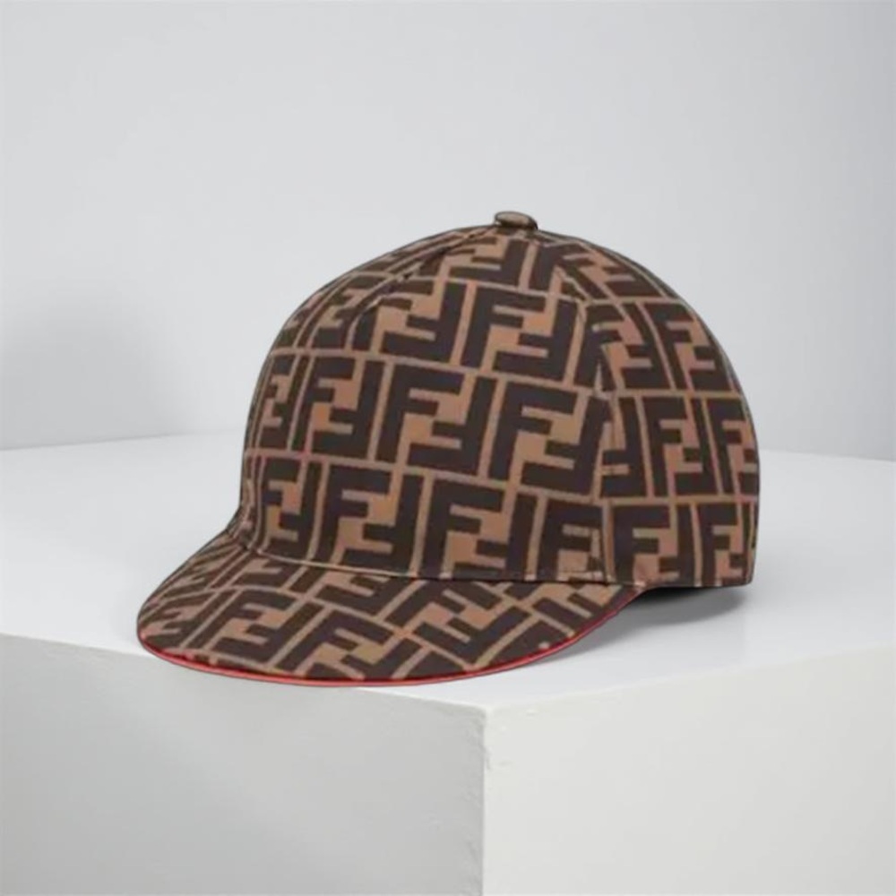 FENDI
Brown Zucca FF Baseball Hat